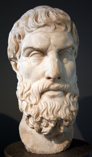 Portrait of Epicurus